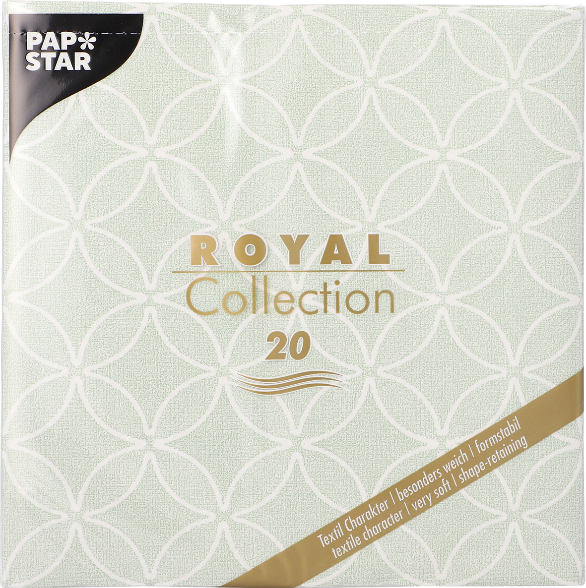 20 SERVIETTES “PAPSTAR ROYAL COLLECTION”
