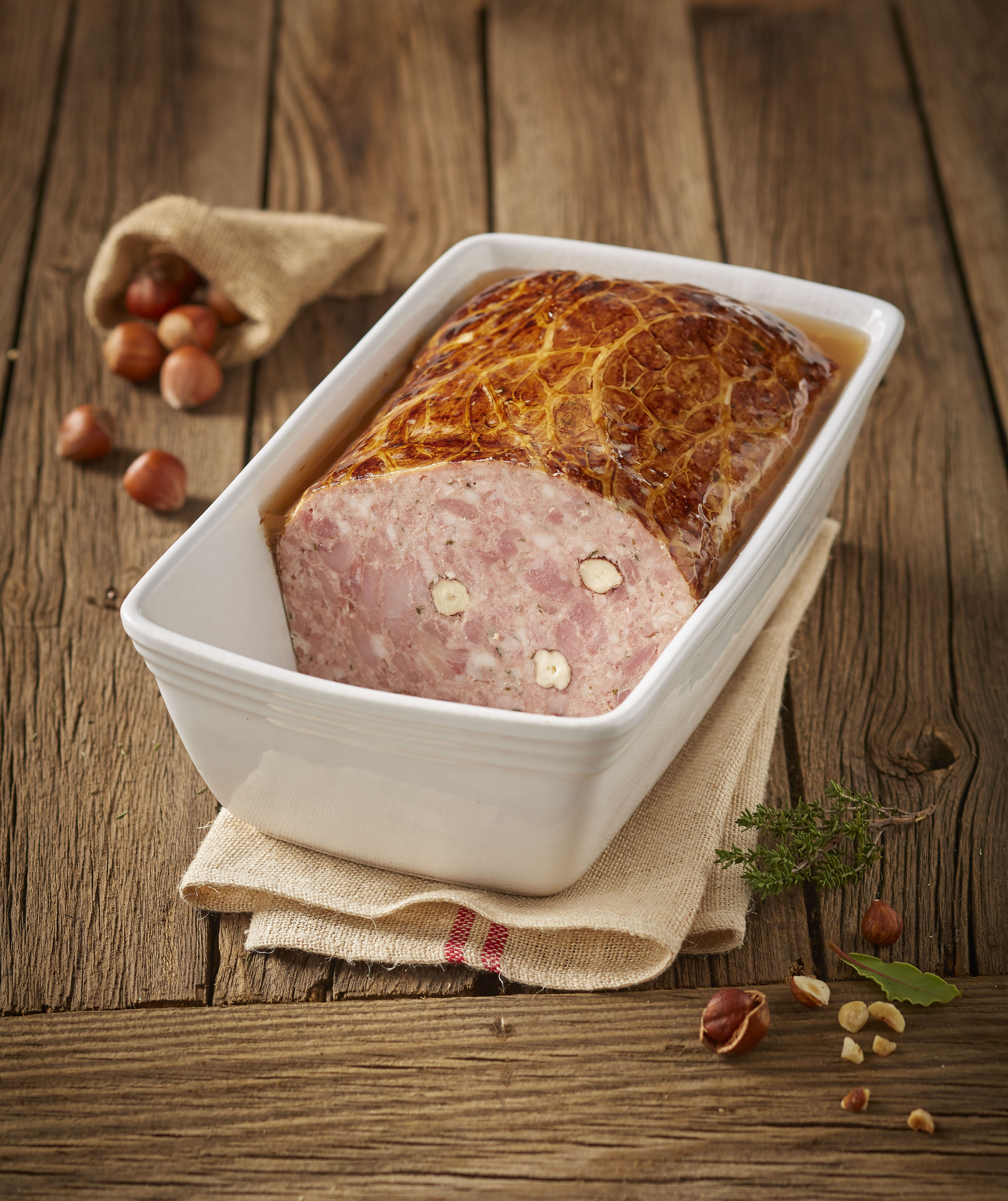 TERRINE DE LAPIN AUX NOISETTES