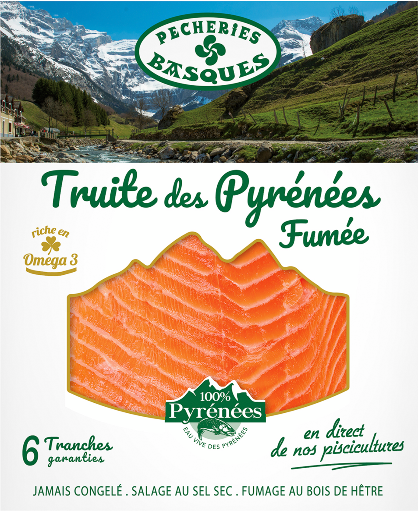 Truite des Pyrénées Fumée