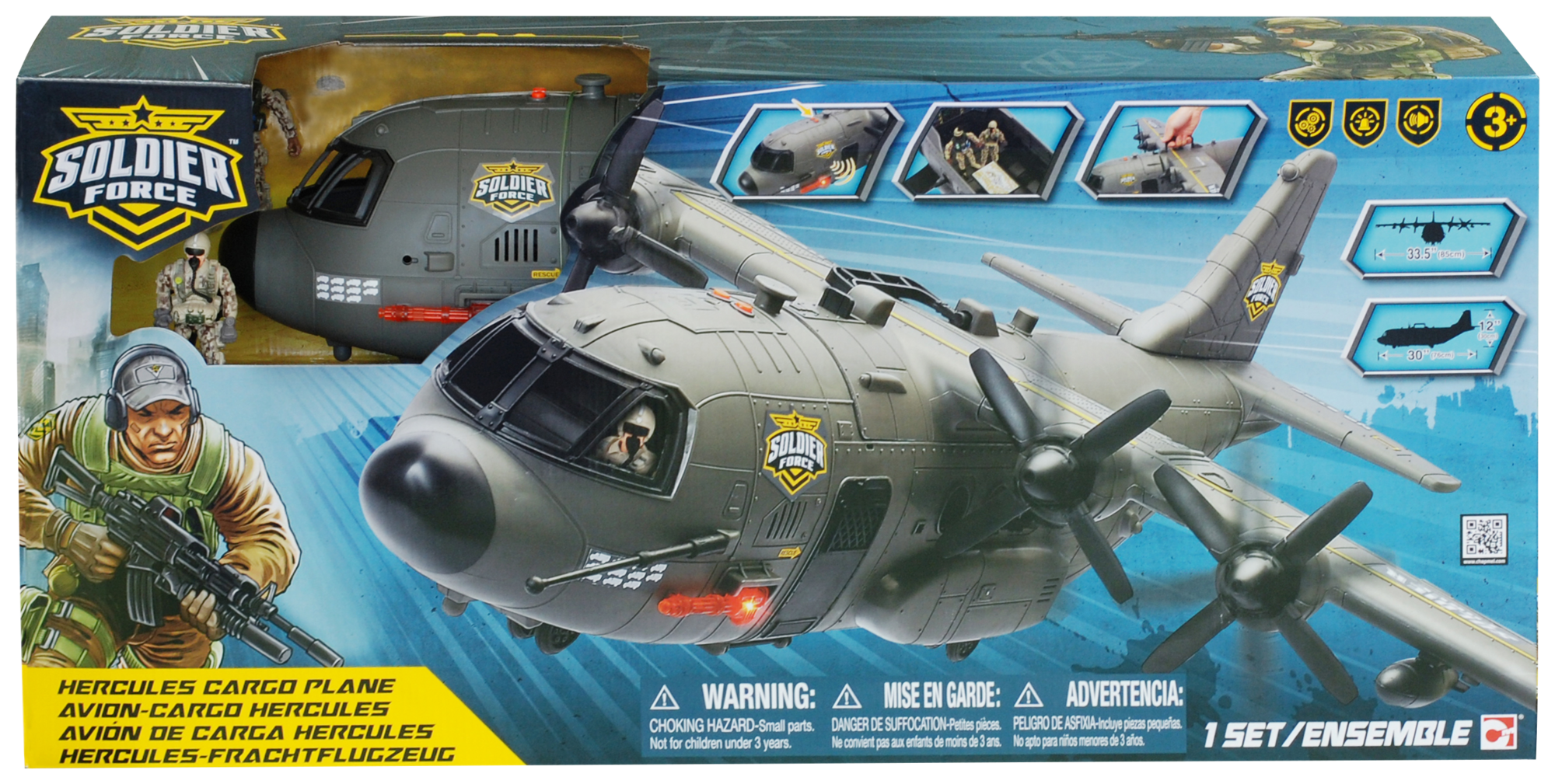 AVION CARGO HERCULES SOLDIER FORCE