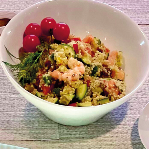 TABOULÉ AUX CREVETTES