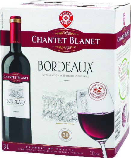 A.O.P(1) BORDEAUX(2) CHANTET BLANET