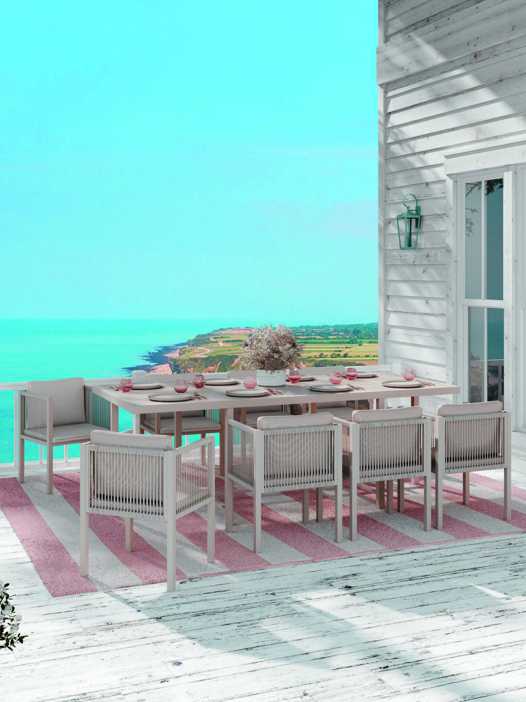 ENSEMBLE DÉJEUNER 9 PIÈCES