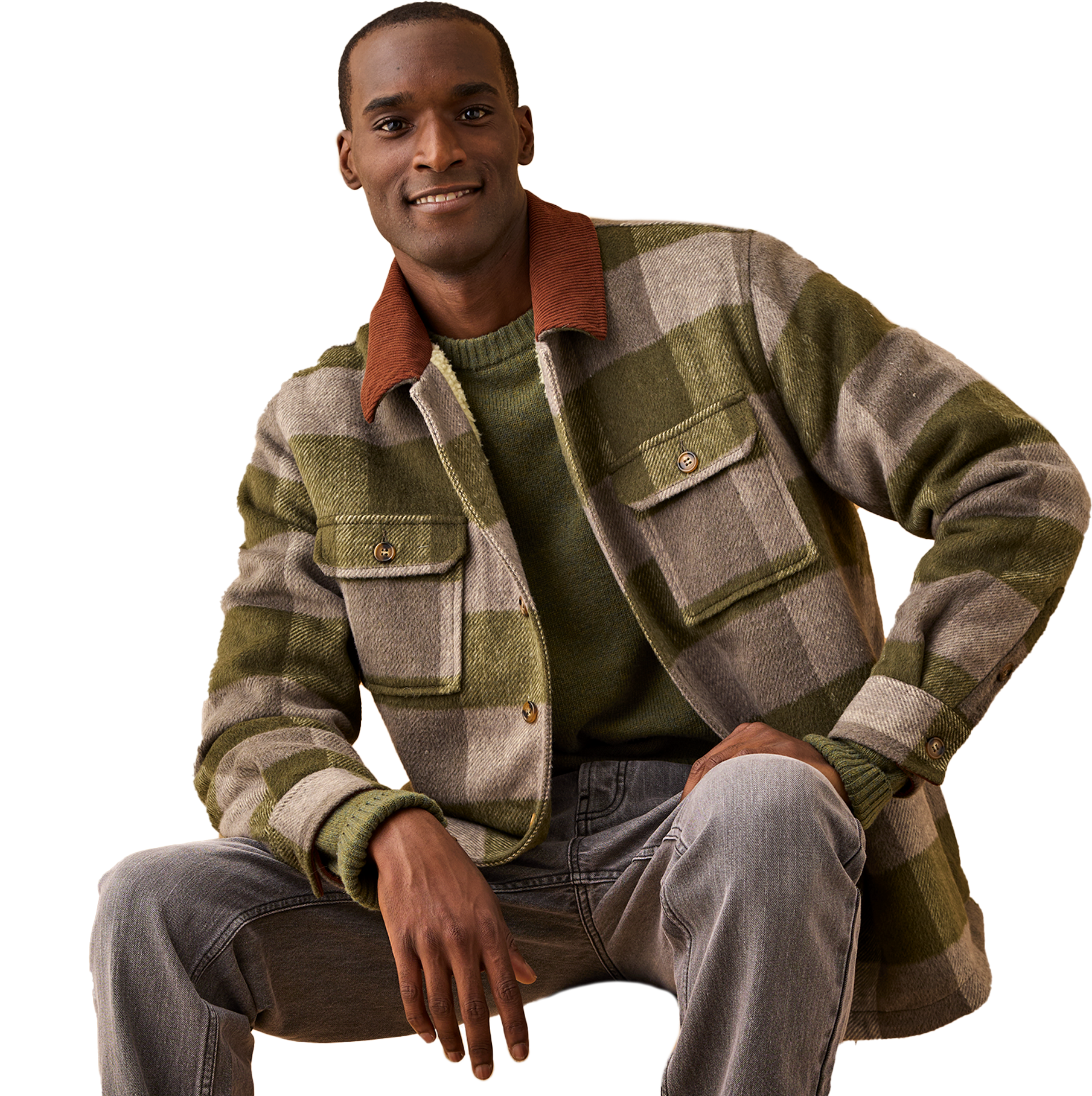 SURCHEMISE DOUBLÉE SHERPA HOMME