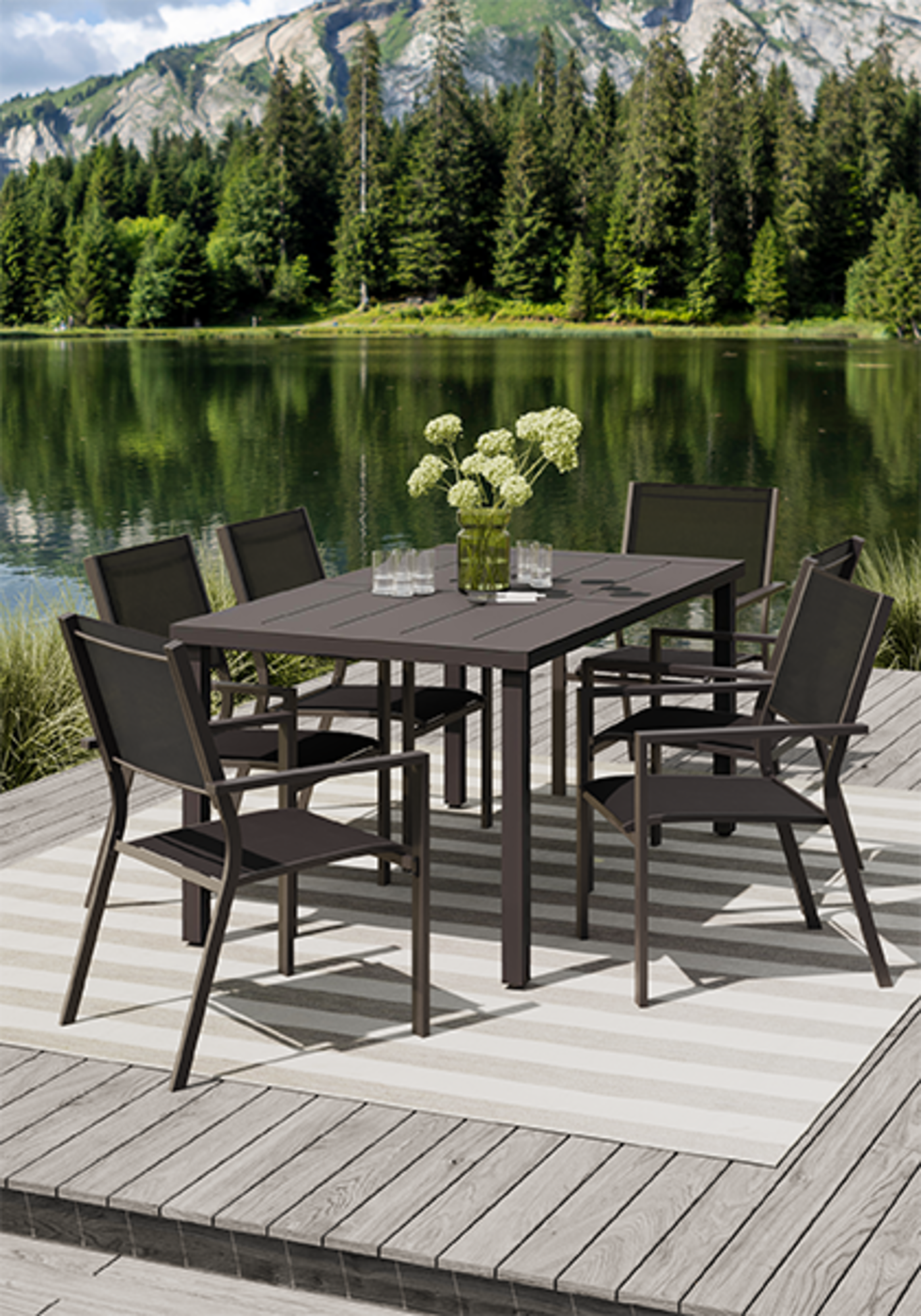 ENSEMBLE DÉJEUNER 7 PIÈCES