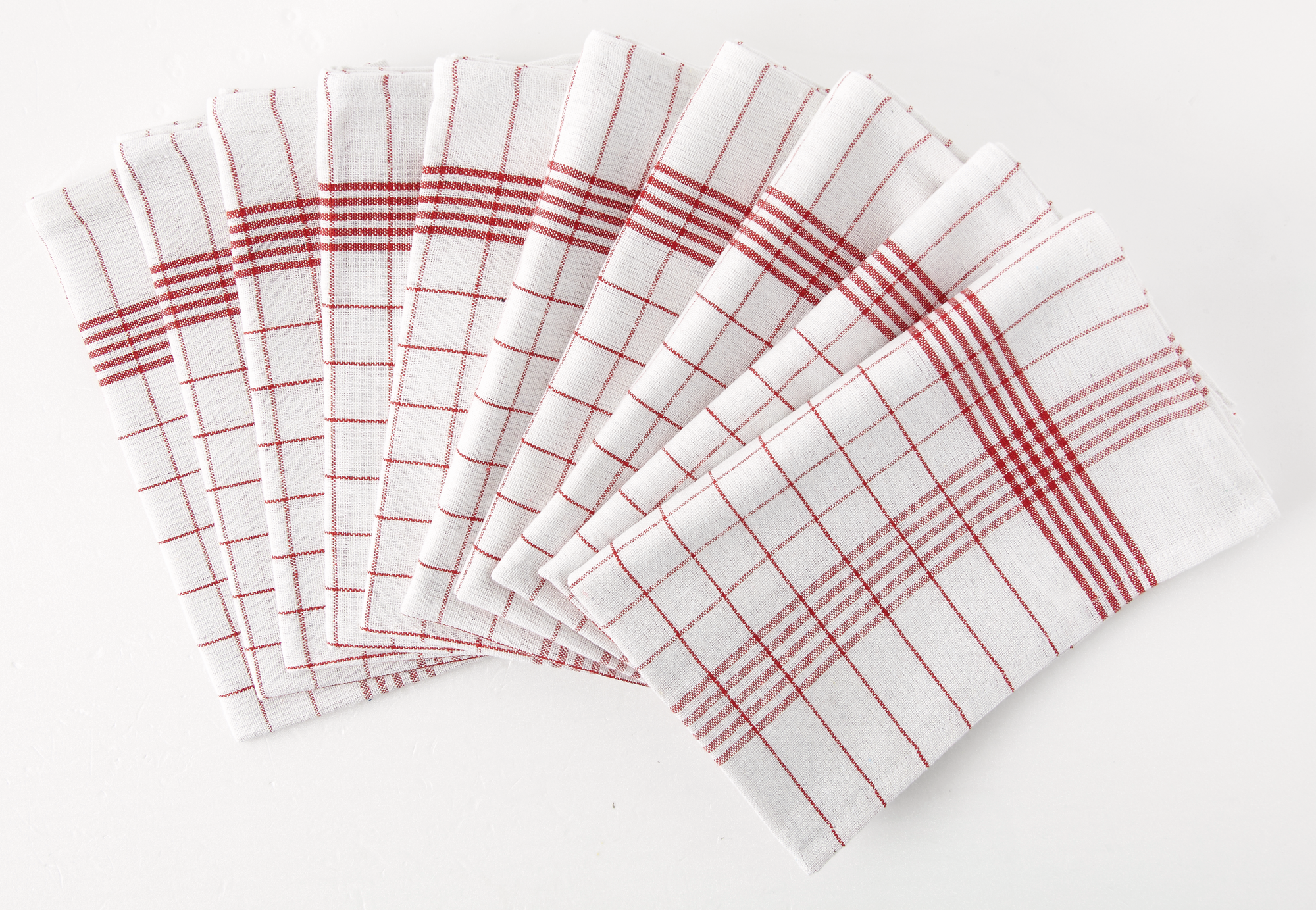 LOT DE 10 TORCHONS 50X70 CM