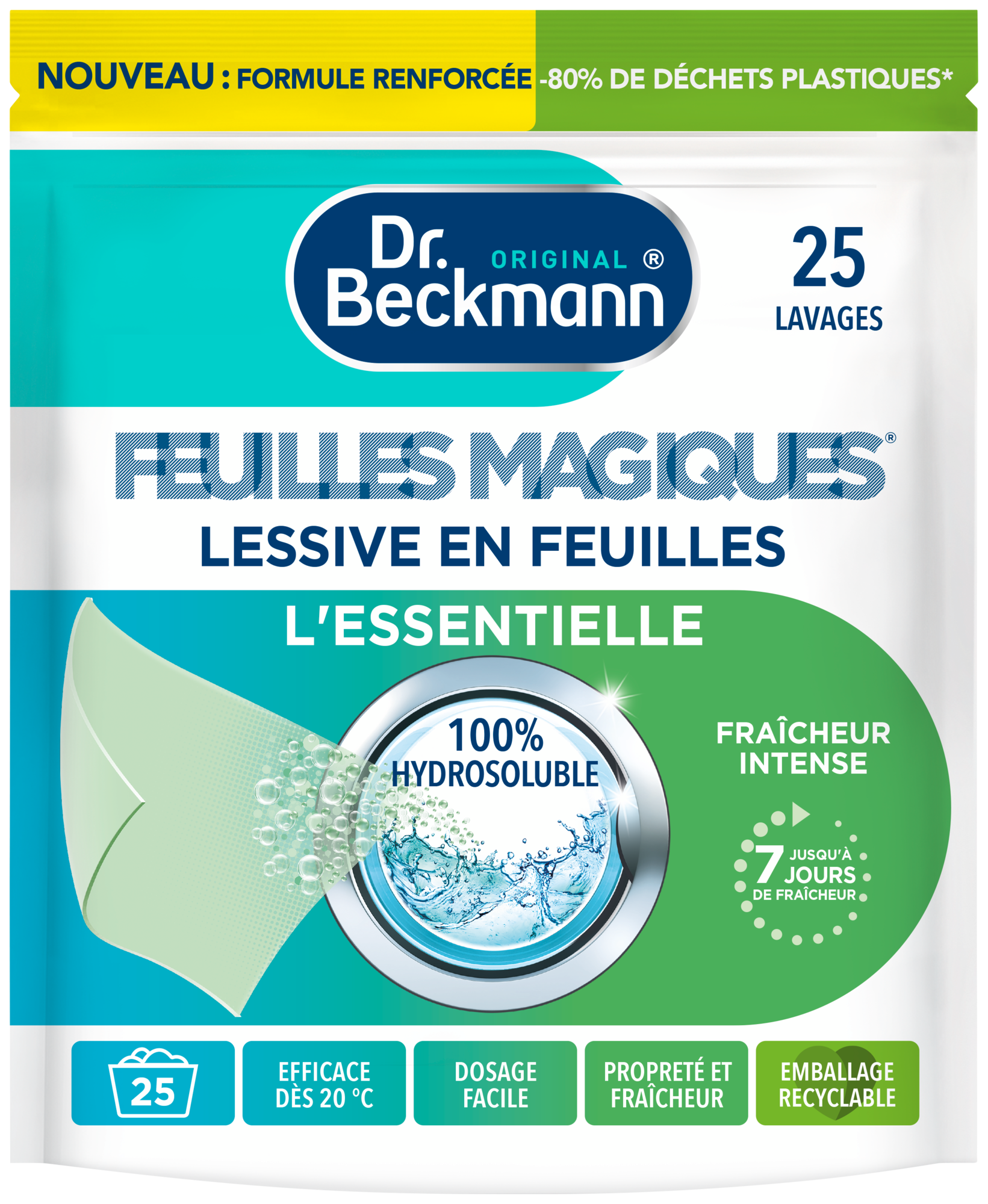 LESSIVE EN FEUILLES