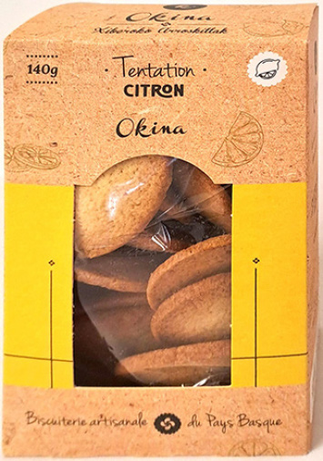 BISCUITS TENTATION CITRON Okina