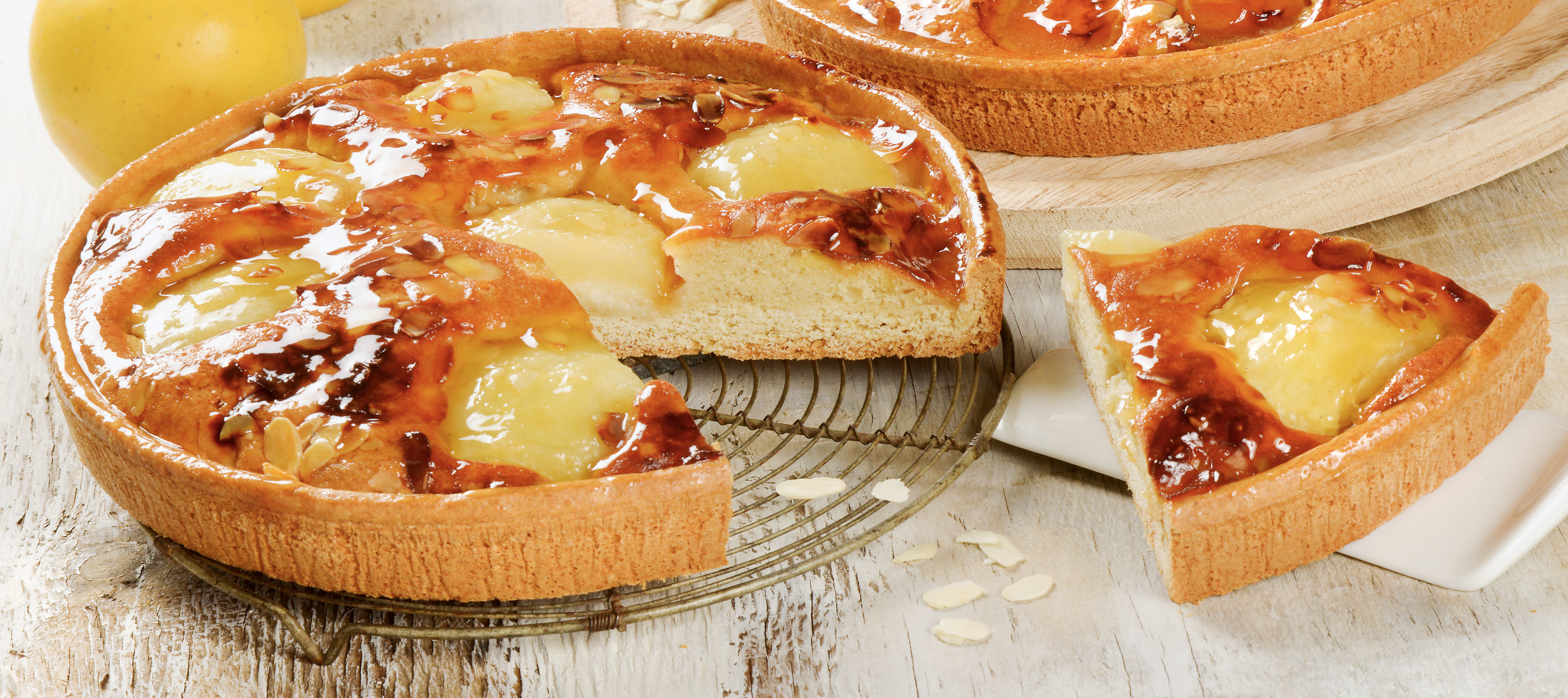 TARTE AUX POIRES ET AMANDES