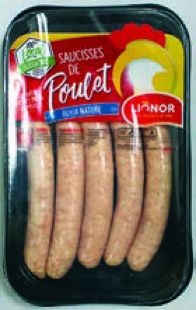 SAUCISSES DE POULET NATURE