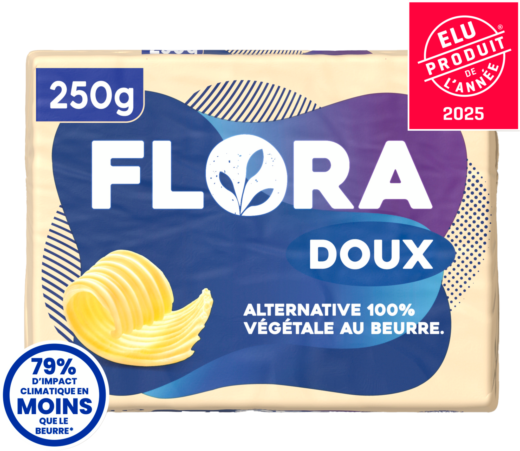 Alternative 100% végétal au beurre doux 79% Mat. Gr. 