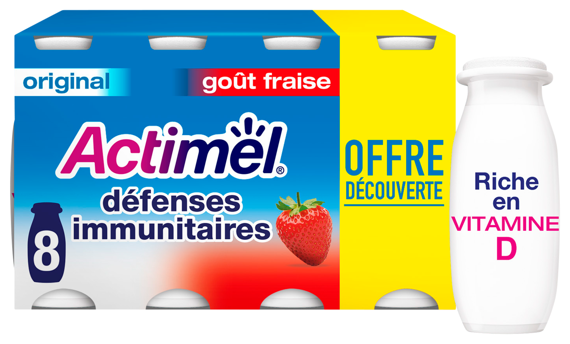 Yaourt à boire original Goût fraise