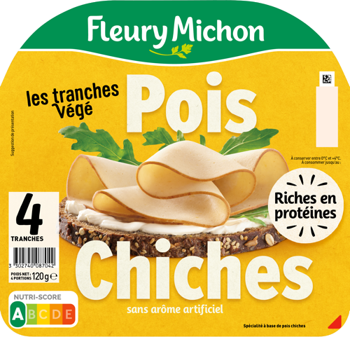 TRANCHES VÉGÉTALES POIS CHICHES