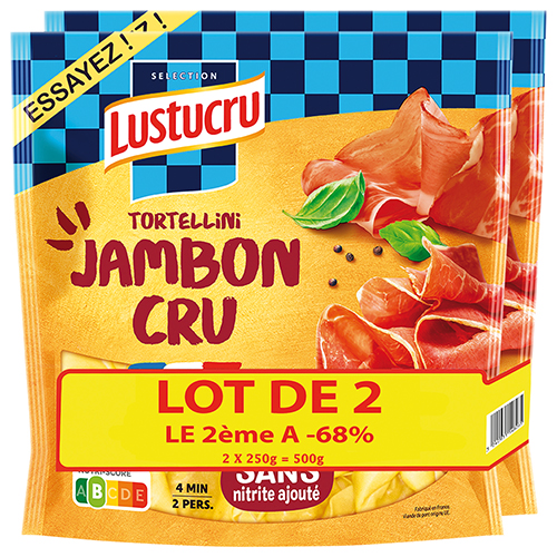 Tortellini jambon cru