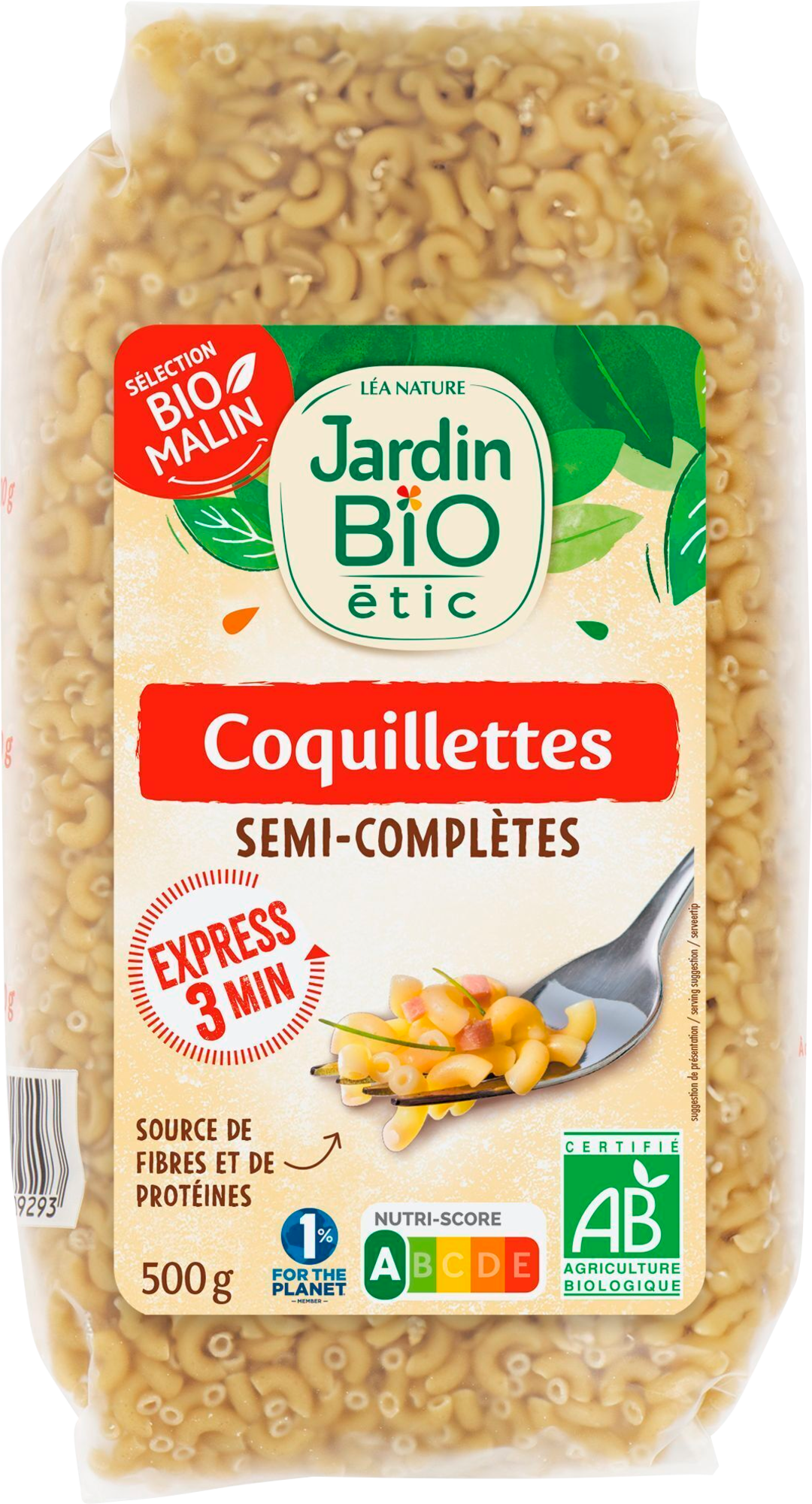 PÂTES SEMI-COMPLÈTES