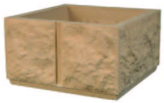 ÉLÉMENT DE PILIER BOSSELÉ