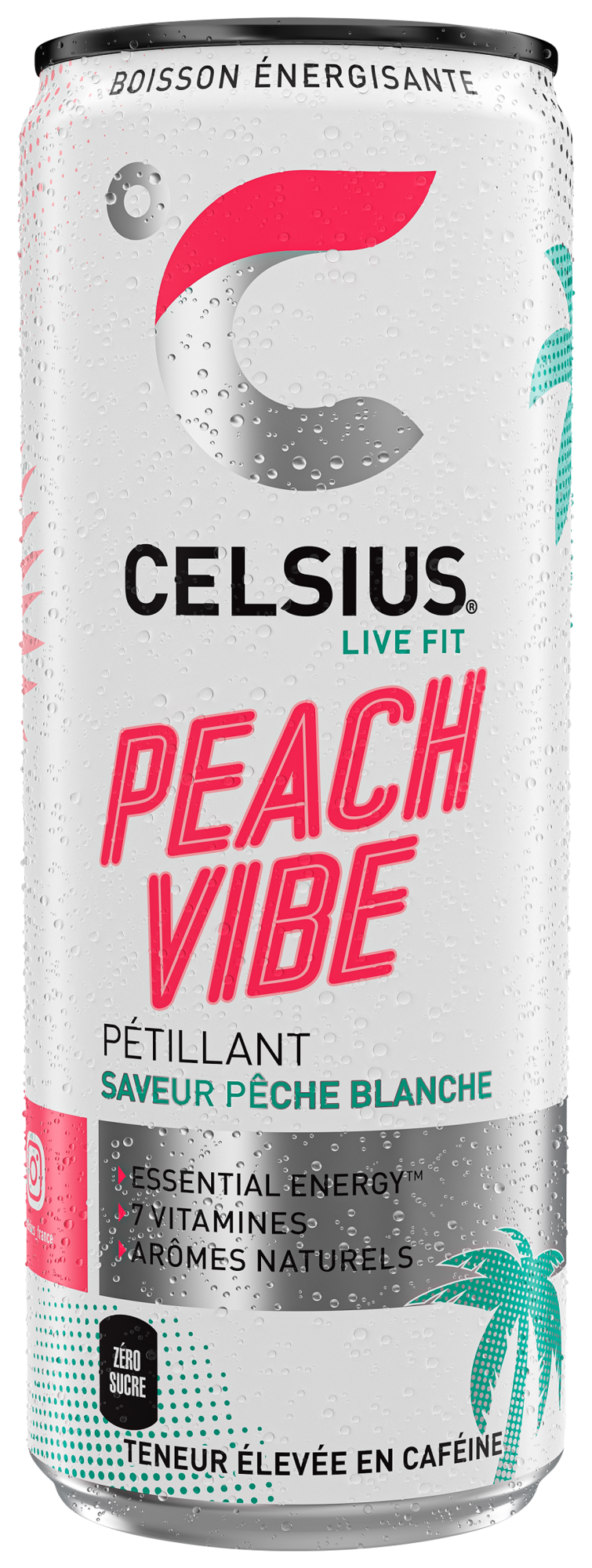 BOISSON ÉNERGISANTE PEACH VIBE