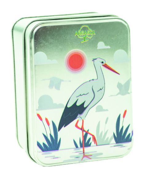 BOÎTE À SAVON CIGOGNE OU CHATS