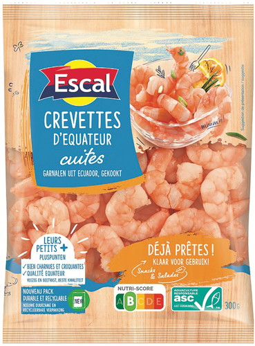 QUEUES DE CREVETTES ASC DÉCORTIQUÉES CUITES SURGELÉES