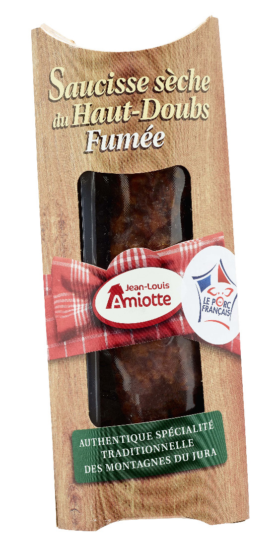SAUCISSE SÈCHE DU HAUT-DOUBS FUMÉE