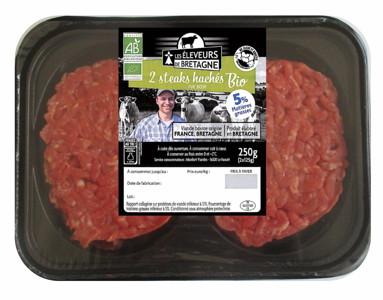 STEAK HACHÉ PUR BŒUF 5% MAT.GR BIO