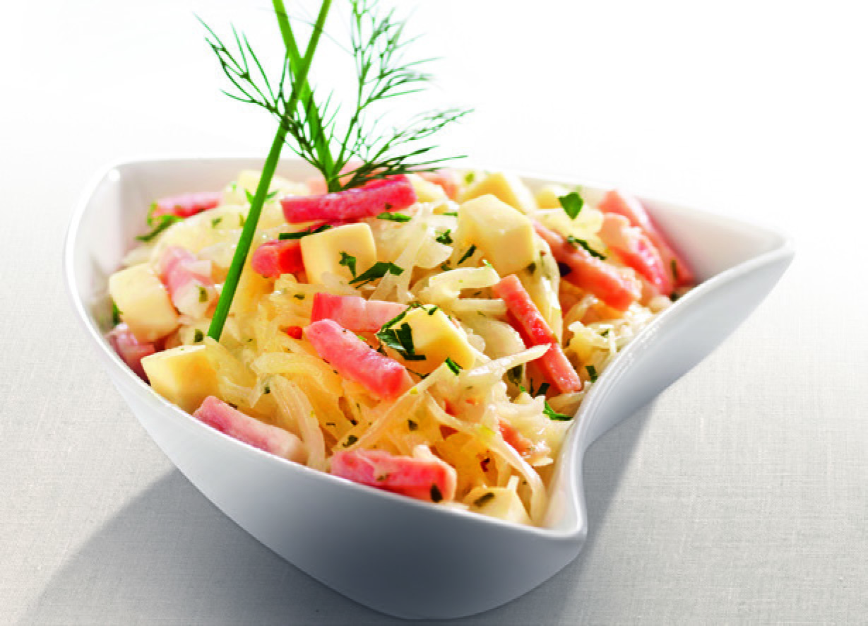 SALADE TRIO CHOU JAMBON COMTÉ