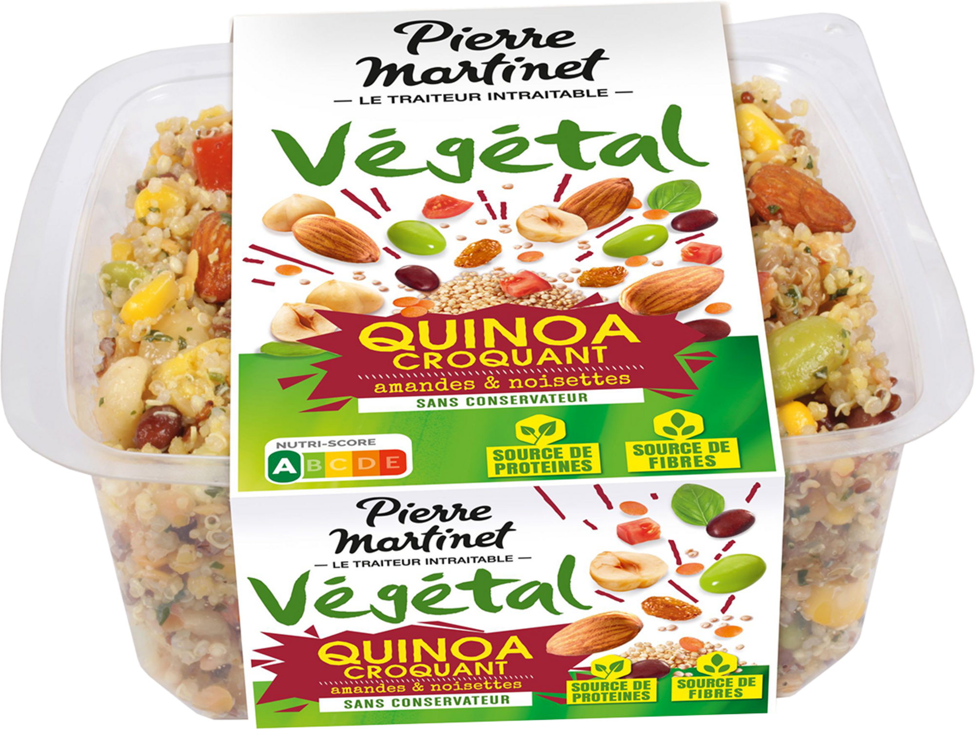 Salade de quinoa croquant  végétal 