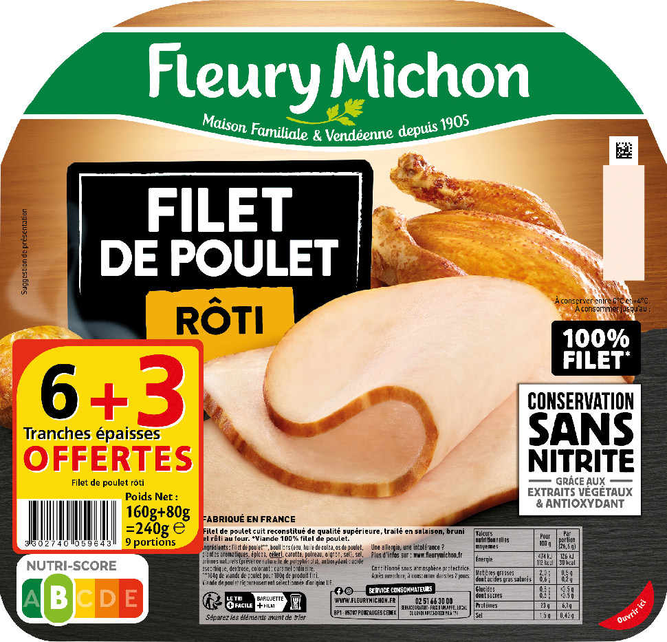 FILET DE POULET RÔTI