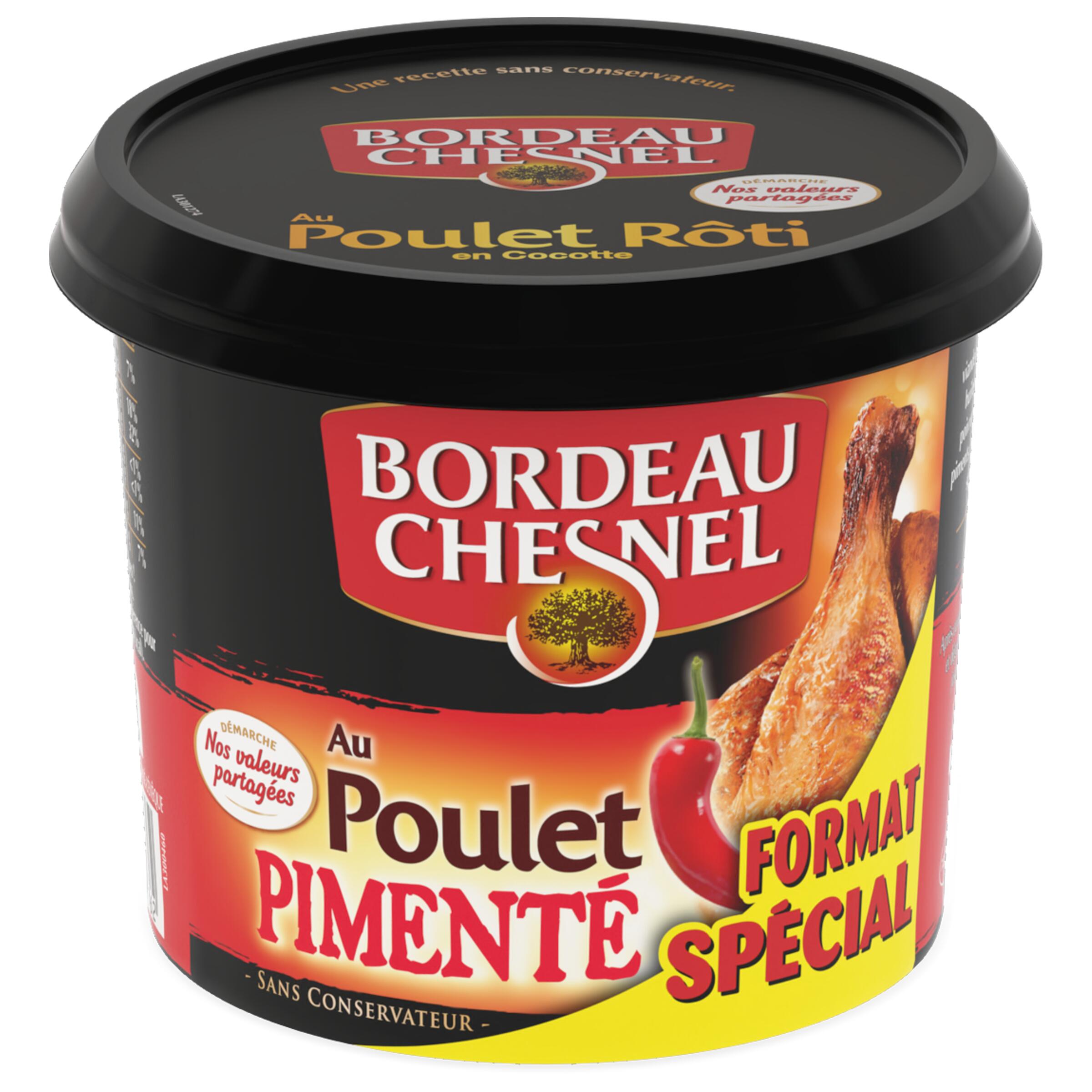 Rillettes de poulet pimenté format spécial