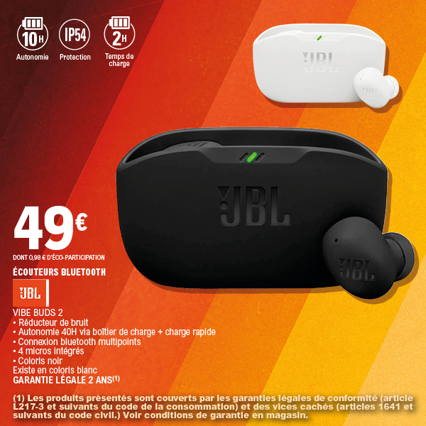 ÉCOUTEURS BLUETOOTH