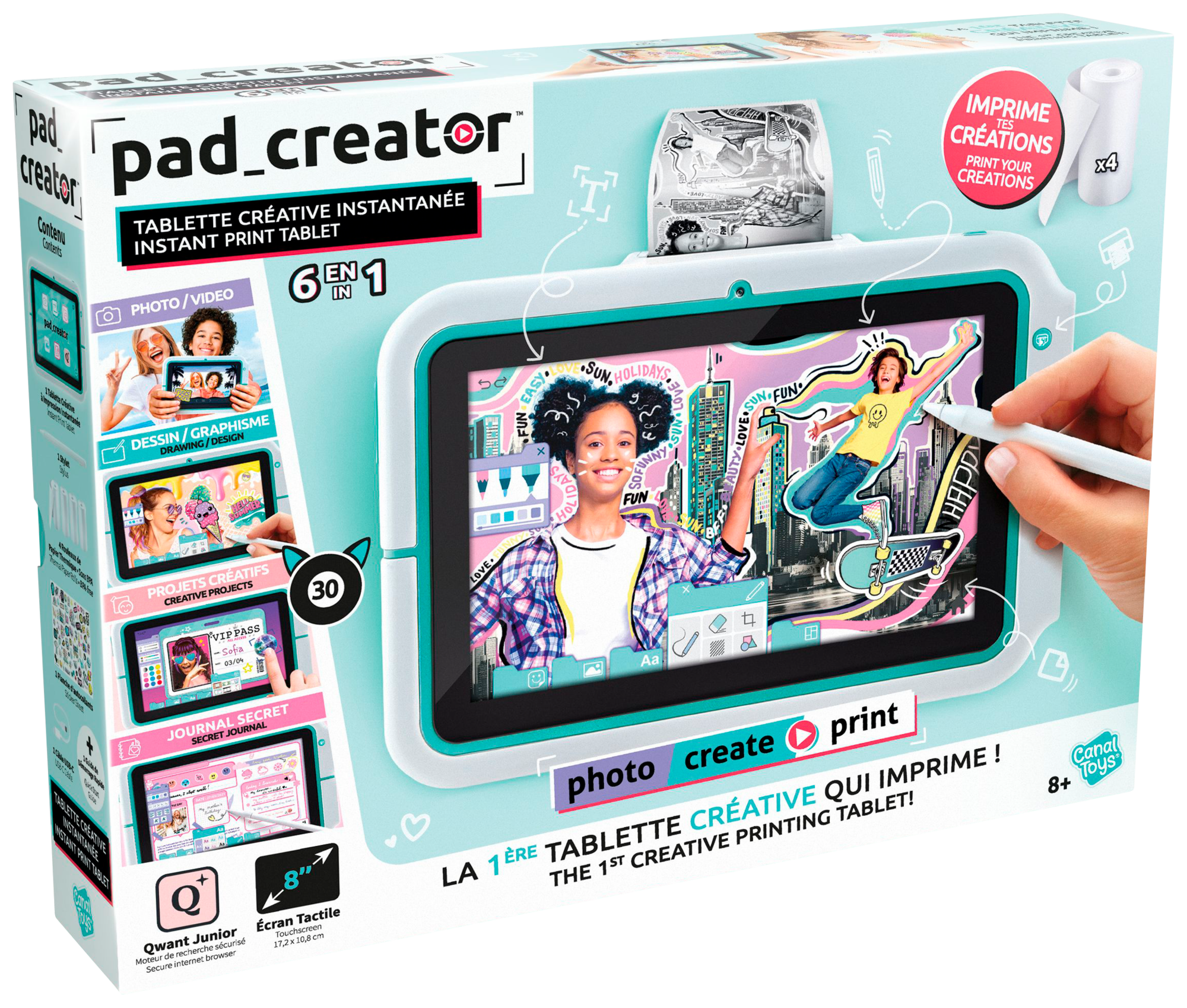 TABLETTE À IMPRESSION INSTANTANÉE