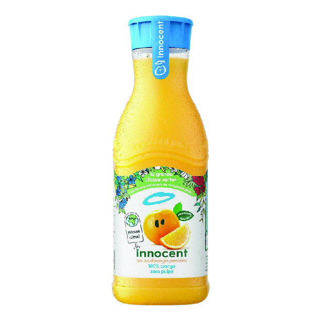 JUS D’ORANGE SANS PULPE
