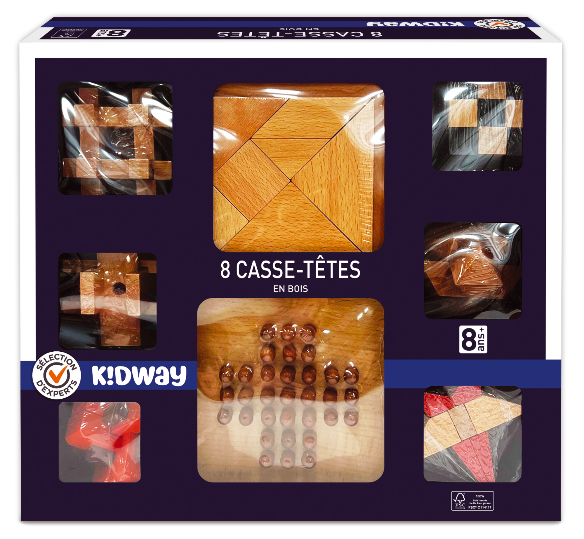 Coffret casse-têtes 8 en 1 