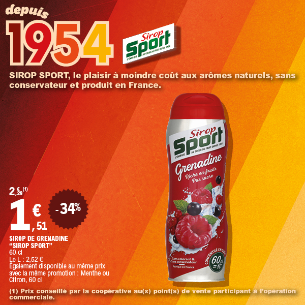 SIROP DE GRENADINE
