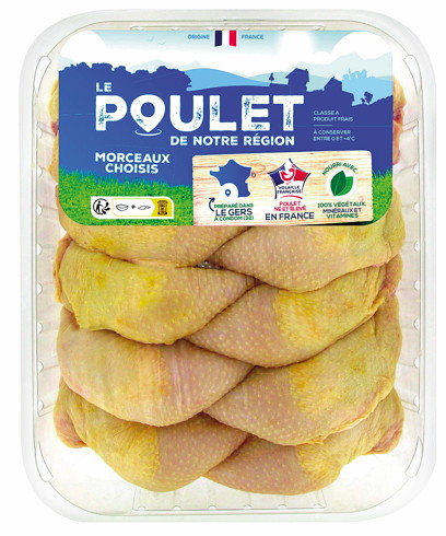 CUISSES DE POULET JAUNE
“POULET DE NOTRE RÉGION”