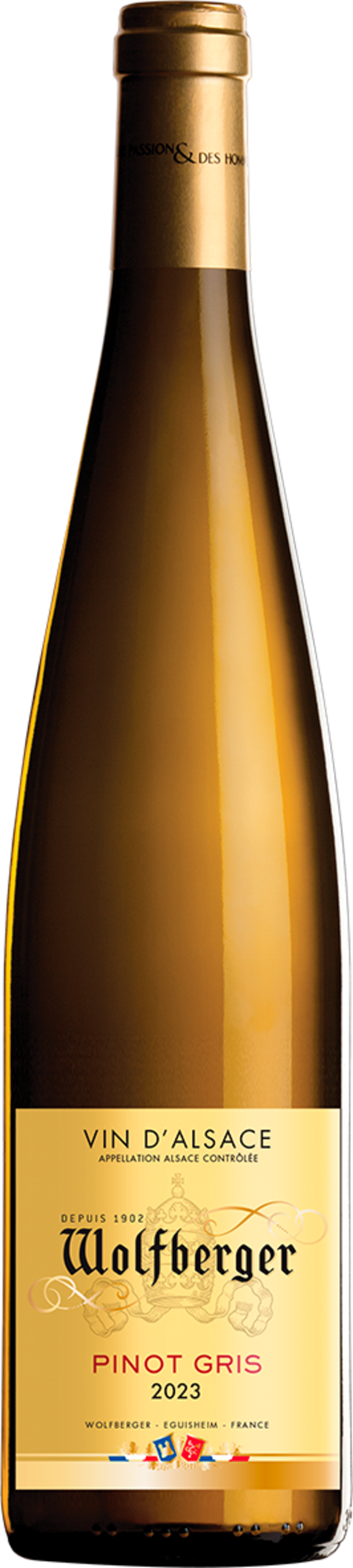AOP ALSACE PINOT GRIS BLANC SEC  - WOLFBERGER 2023