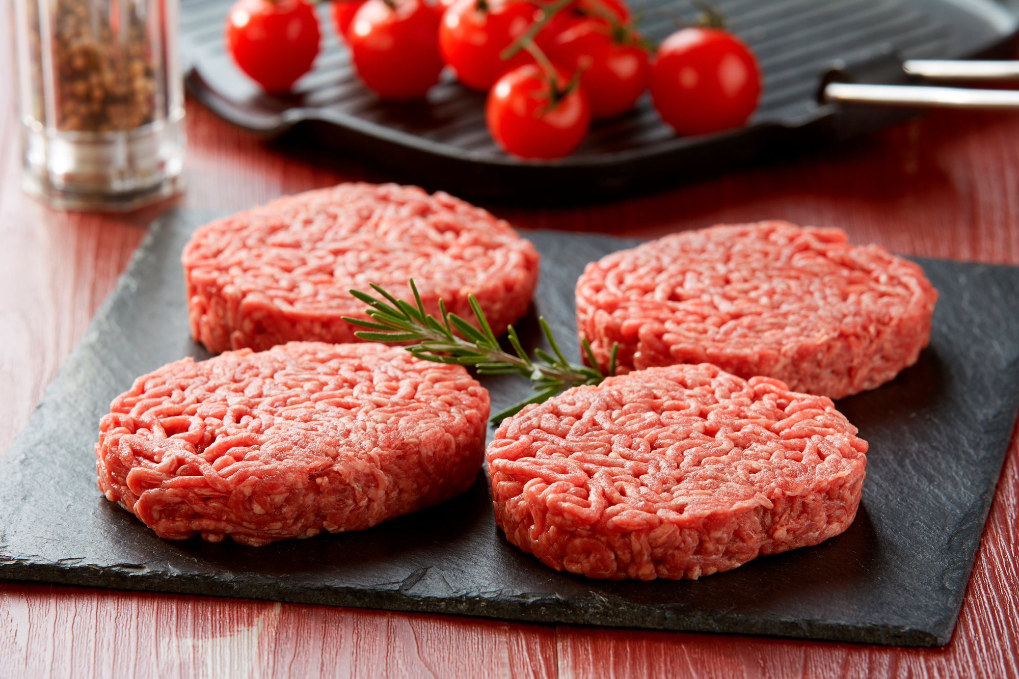 4 steaks hachés pur bœuf 5% Mat. Gr.