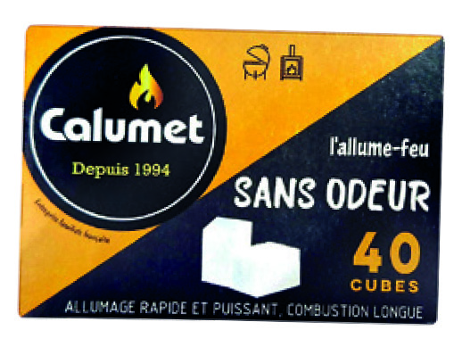 CUBES ALLUME-FEU SANS ODEUR X40(2) CALUMET