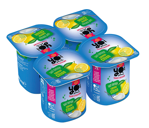 YAOURT SAVEUR CITRON X4
