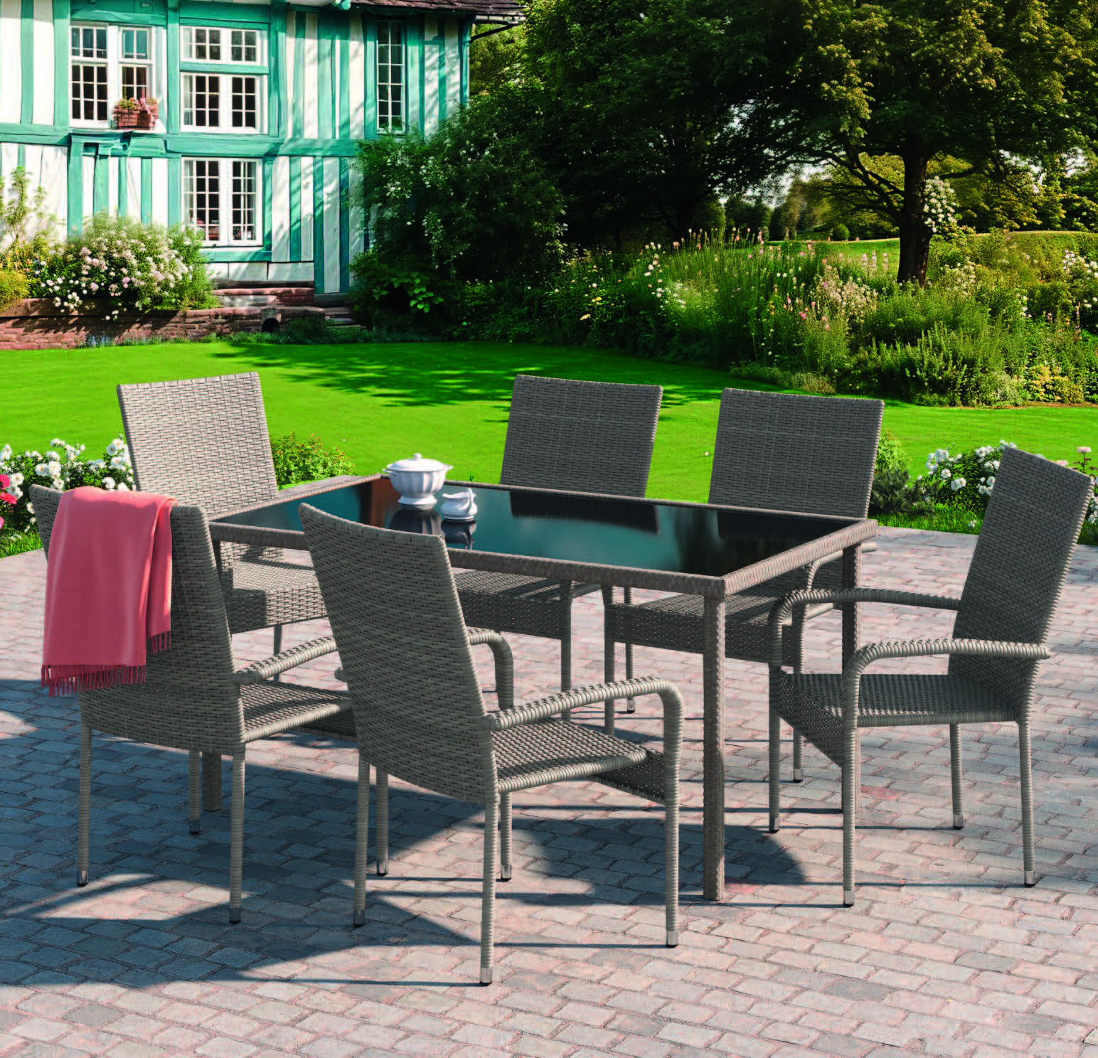 ENSEMBLE DÉJEUNER 7 PIÈCES