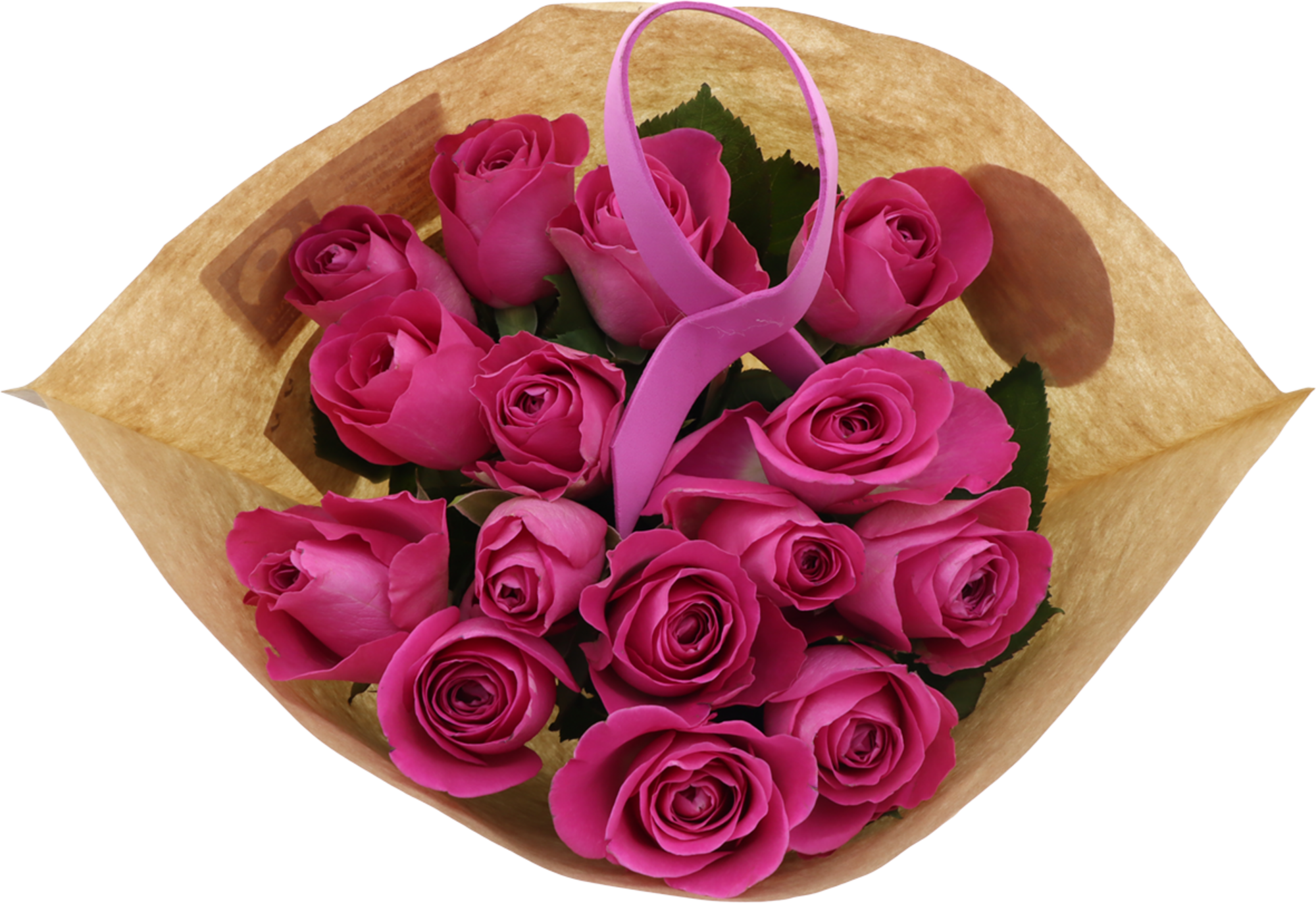 Bouquet de 15 roses Max Havelaar