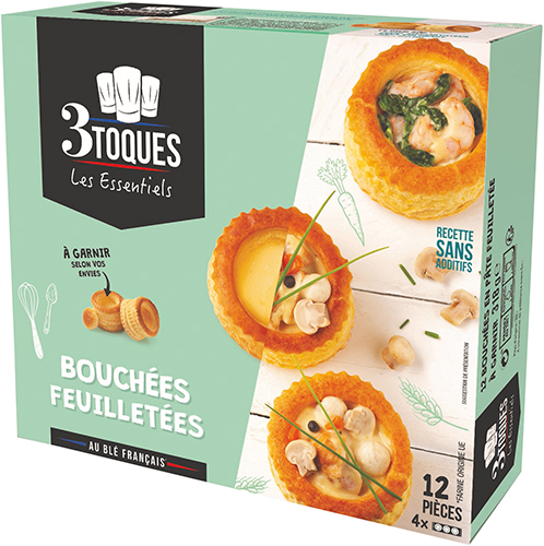 12 BOUCHÉES FEUILLETÉES À GARNIR