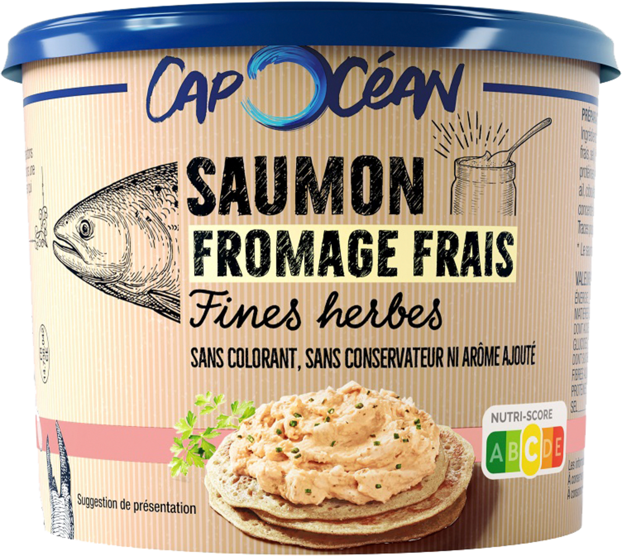 Saumon fromage frais fines herbes