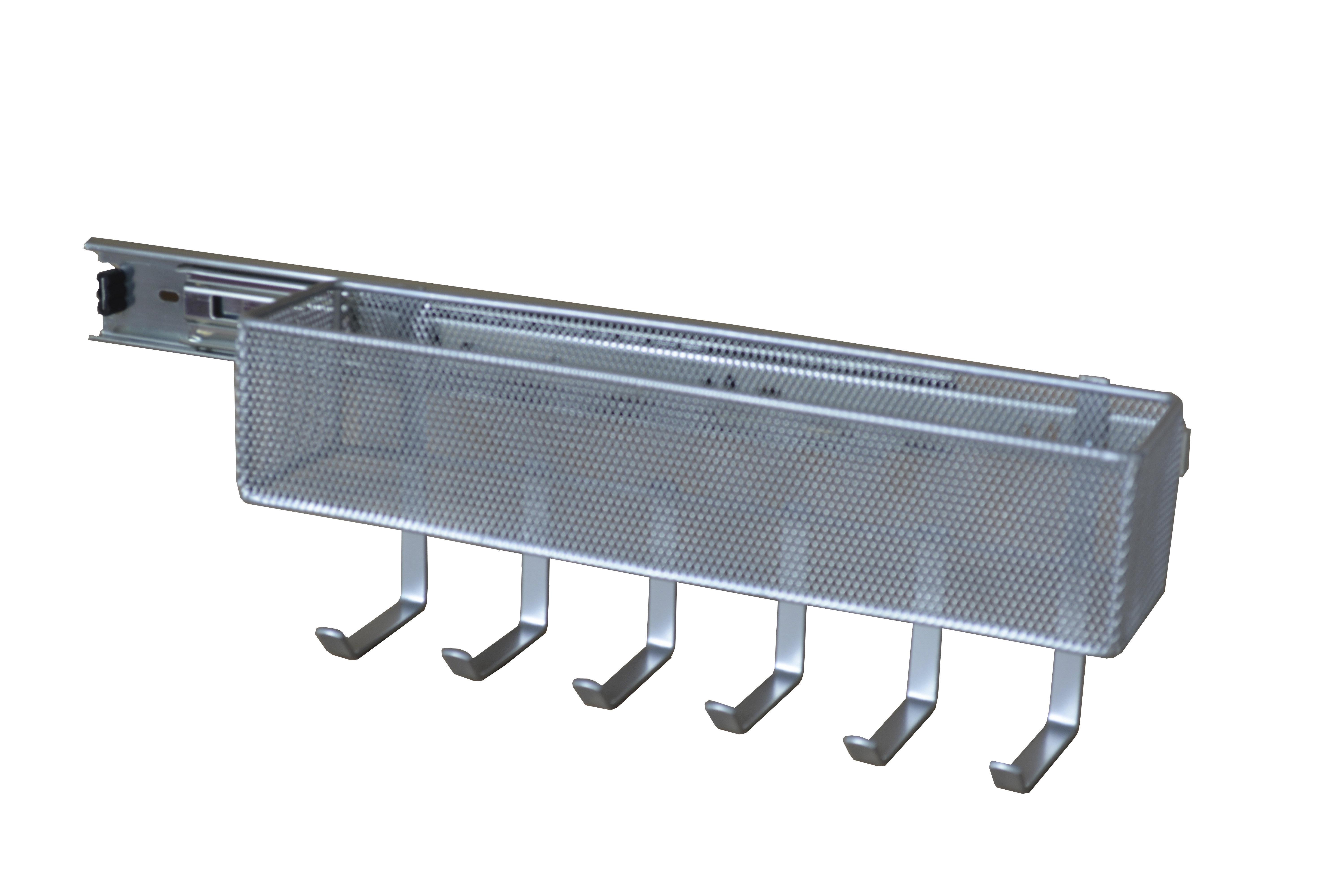 PORTE CRAVATES LATÉRAL + PANIER COULISSANT