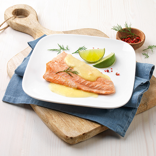 QUEUE DE SAUMON SAUCE BEURRE BLANC