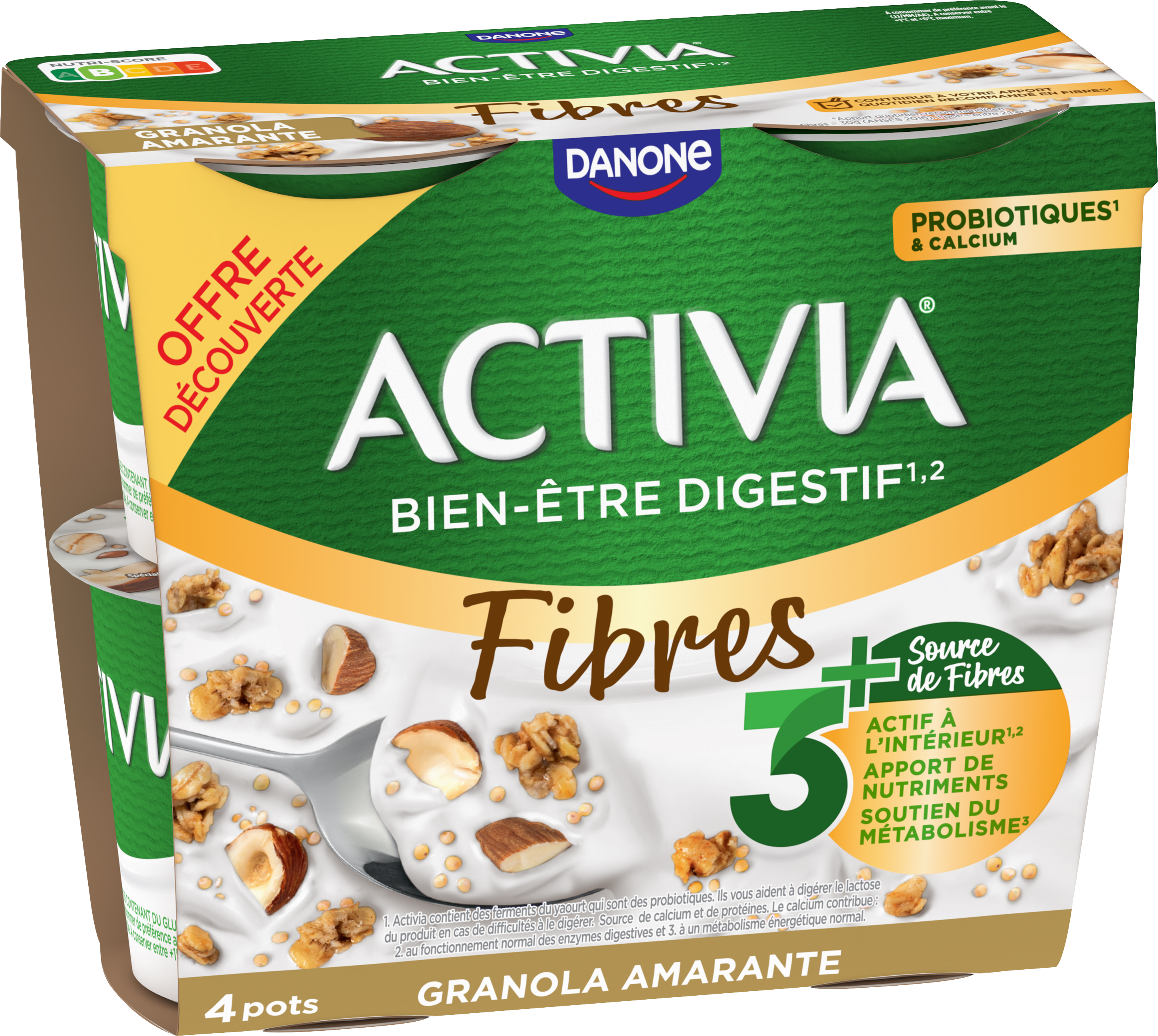 ACTIVIA CÉRÉALES
OFFRE DÉCOUVERTE