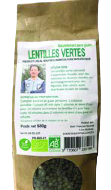 LENTILLES VERTES BIO