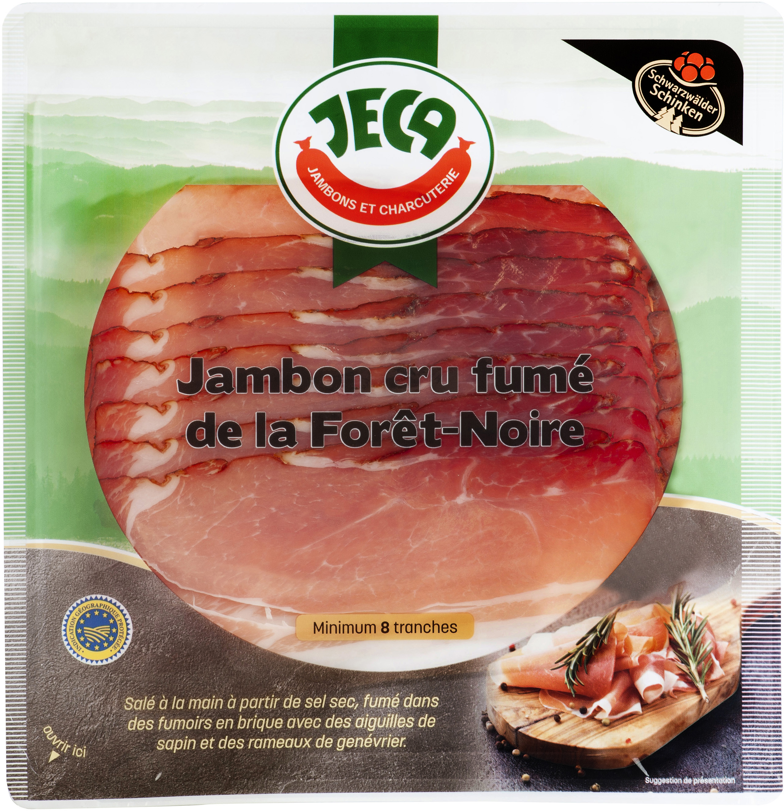 IGP JAMBON CRU FUMÉ DE LA FORÊT NOIRE PRÉTRANCHÉ