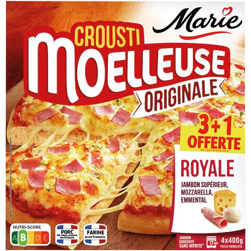 PIZZA CROUSTI MOELLEUSE ROYALE SURGELÉE
