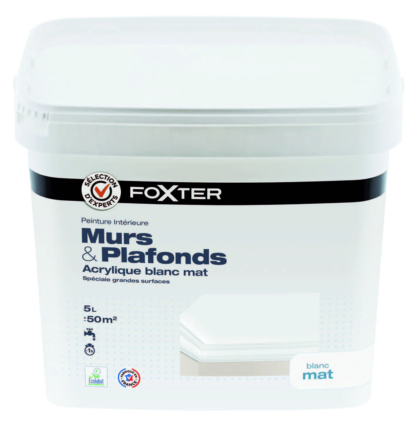 PEINTURE BLANC MAT 5 L